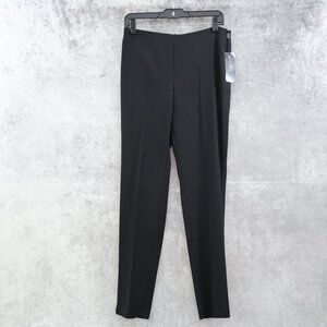 AKRIS Melissa Stretch Silk Pants Black Size 6